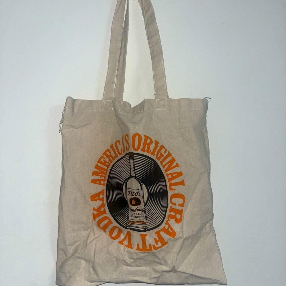 Tito’s Vodka reusable canvas tote